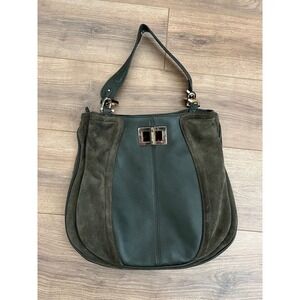 Mariella‎ Burani Green Shoulder Bag